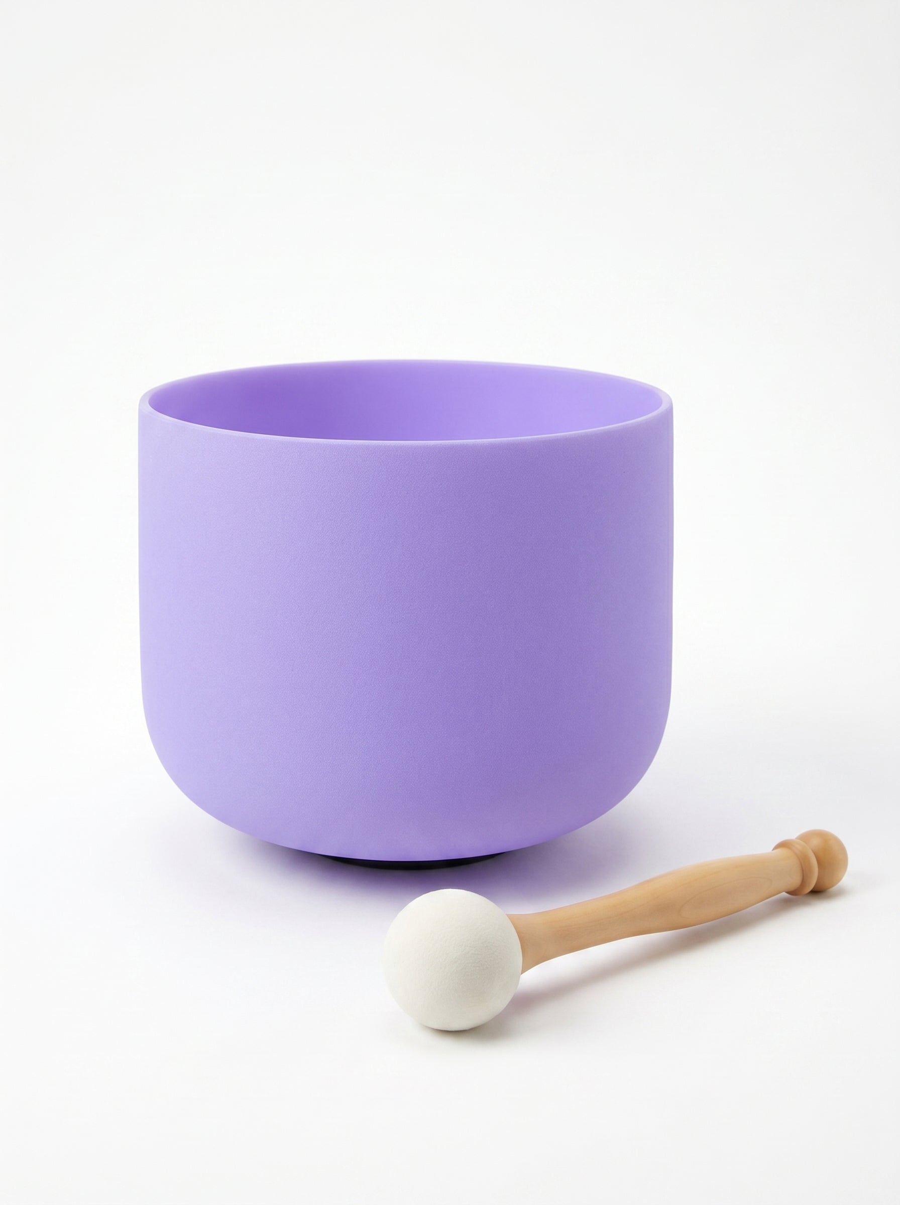 Cuenco de Cuarzo Violeta Pastel + Bolso de Transporte